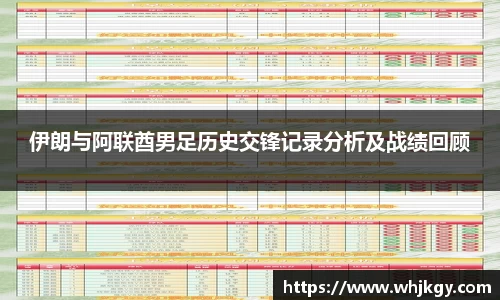伊朗与阿联酋男足历史交锋记录分析及战绩回顾