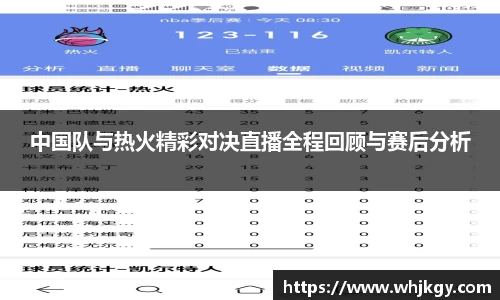 中国队与热火精彩对决直播全程回顾与赛后分析